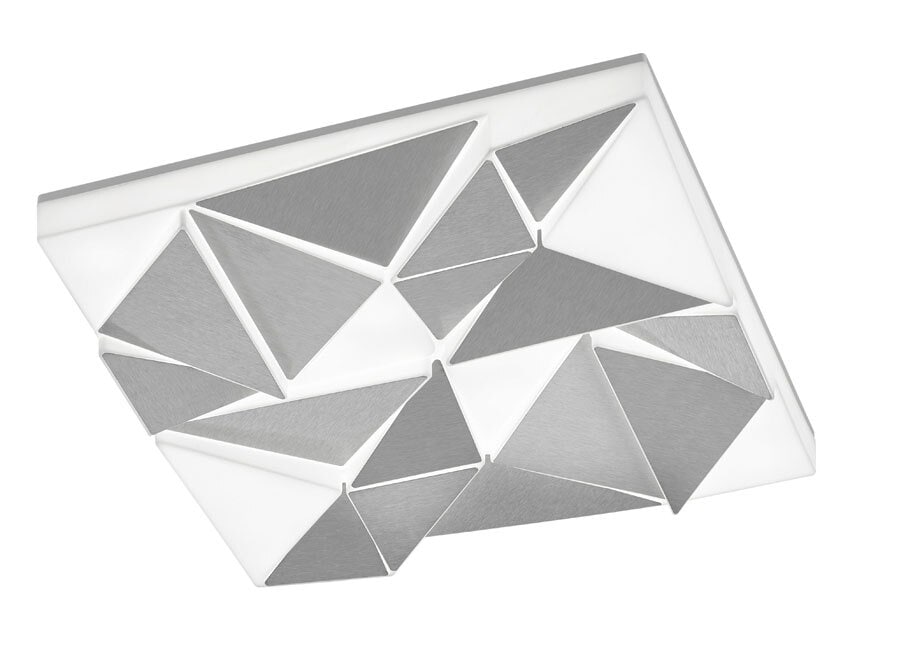 TRIO LED Deckenlampe TRINITY alufarbig
