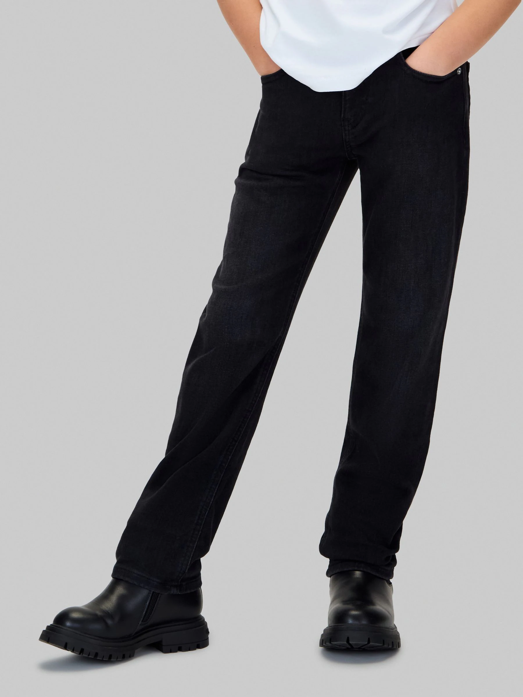 Calvin Klein jeans met rechte pijpen en halfhoge taille