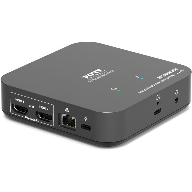 Port Designs PORT Connect Station d'accueil bureau 2 x 4K USB-C 10 périphériques 85W