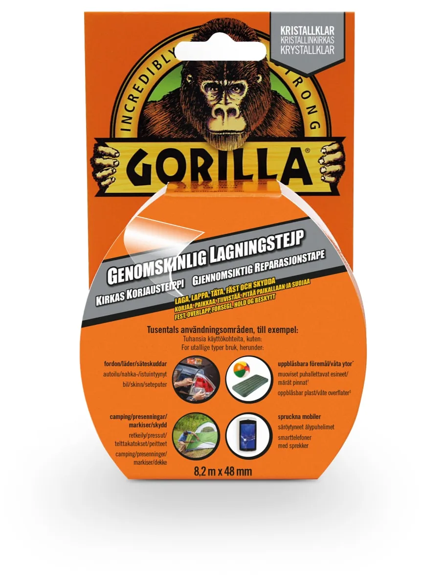 Gorilla Tape Clear Repair Clear