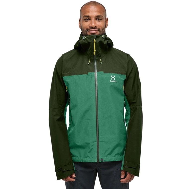 Haglöfs ROC Flash GTX Jacket Men Dk Jelly Green/Seaweed Green
