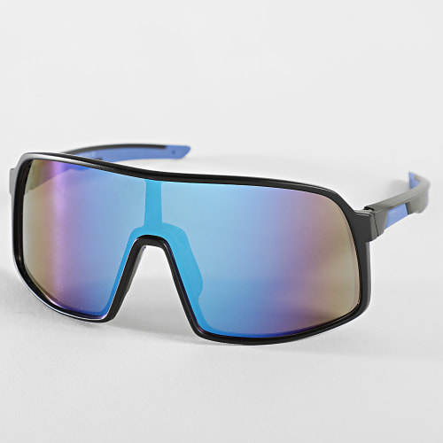Lunettes De Soleil Noir Bleu Dégradé