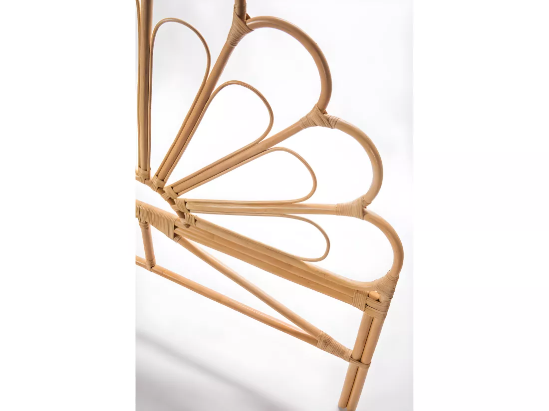 Singaraja - Tête de lit design en rotin 160cm - Naturel