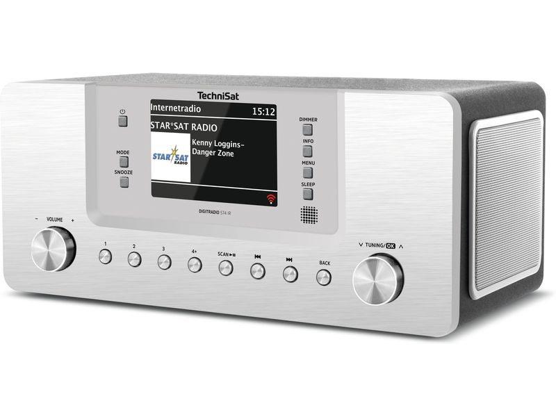 Technisat Internet Radio DigitRadio 574 IR Silber Stationäres Internet-Stereoradio