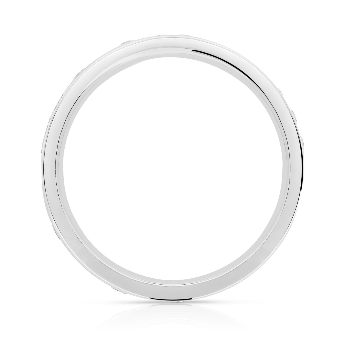 Alliance or 750 blanc diamant