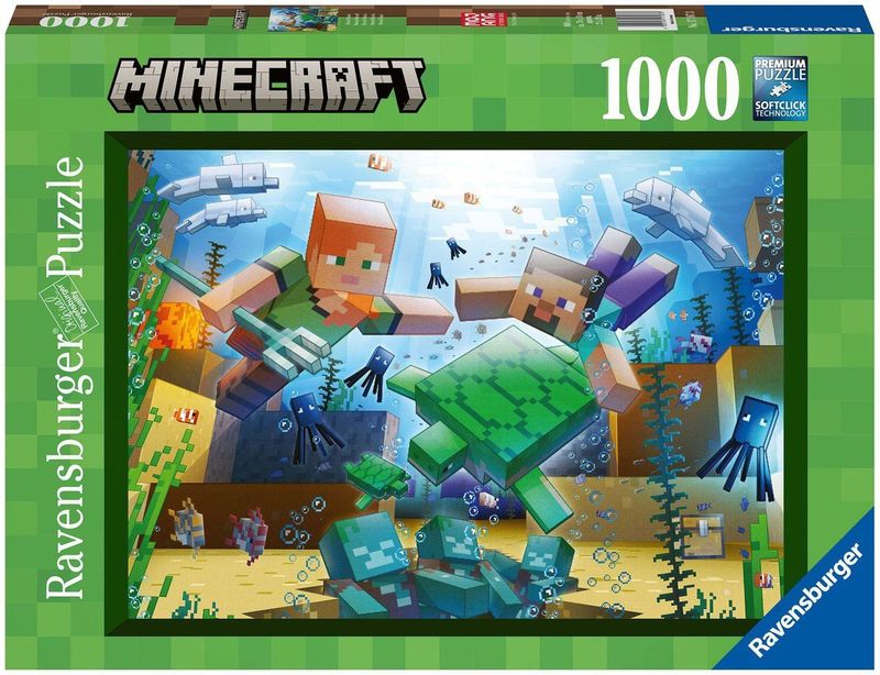 Ravensburger - Minecraft - Mozaïek Puzzel - 1000 Stukjes