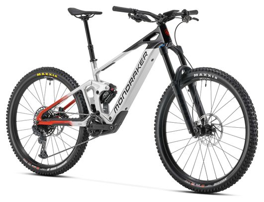 VTT Electrique Tout-Suspendu Mondraker Dune R Sram GX/NX Eagle 12V MX (29/27.5'') Gris Rouge Noir 2025