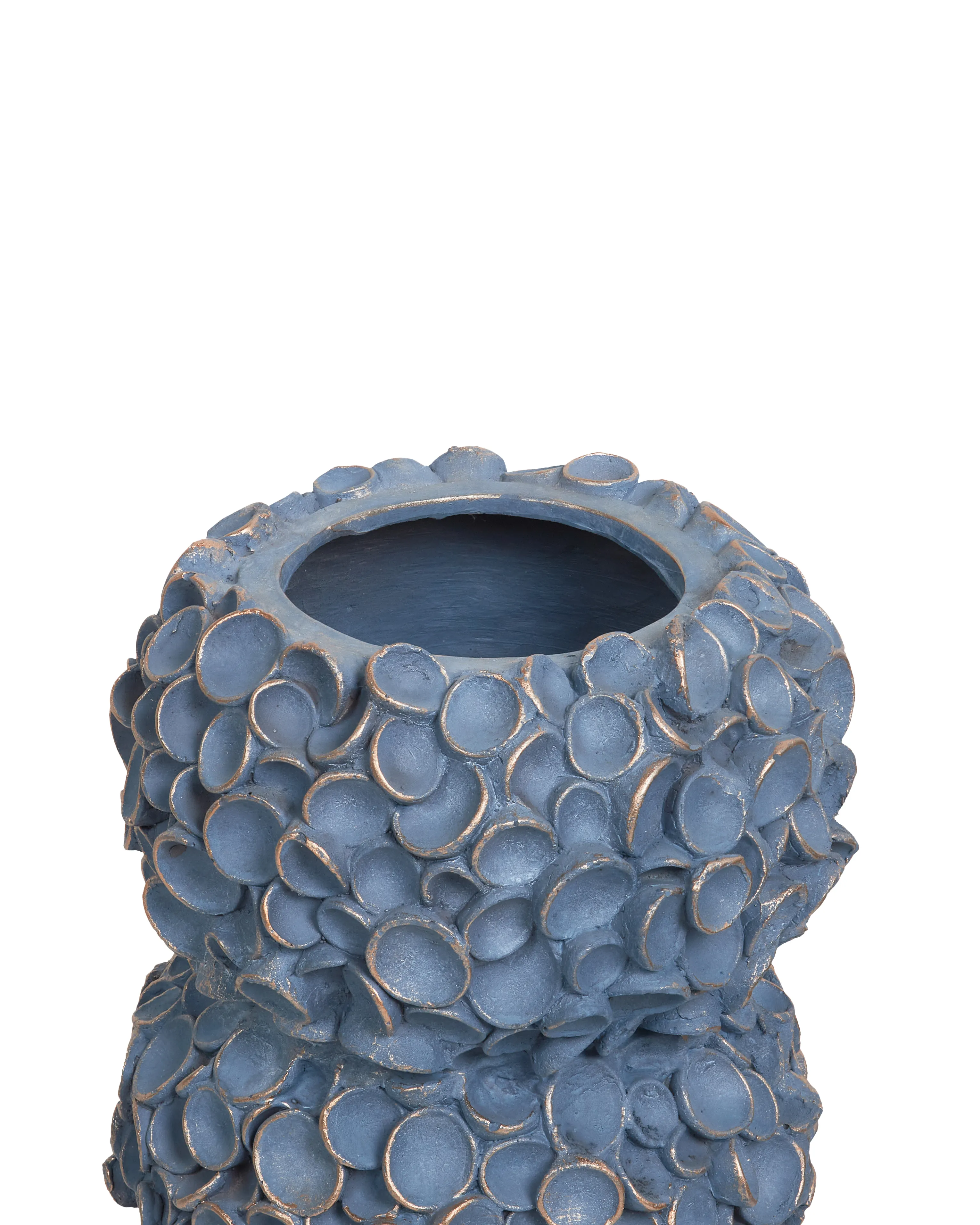 Bloemenvaas MUZAKI Keramiek 52 cm Blauw