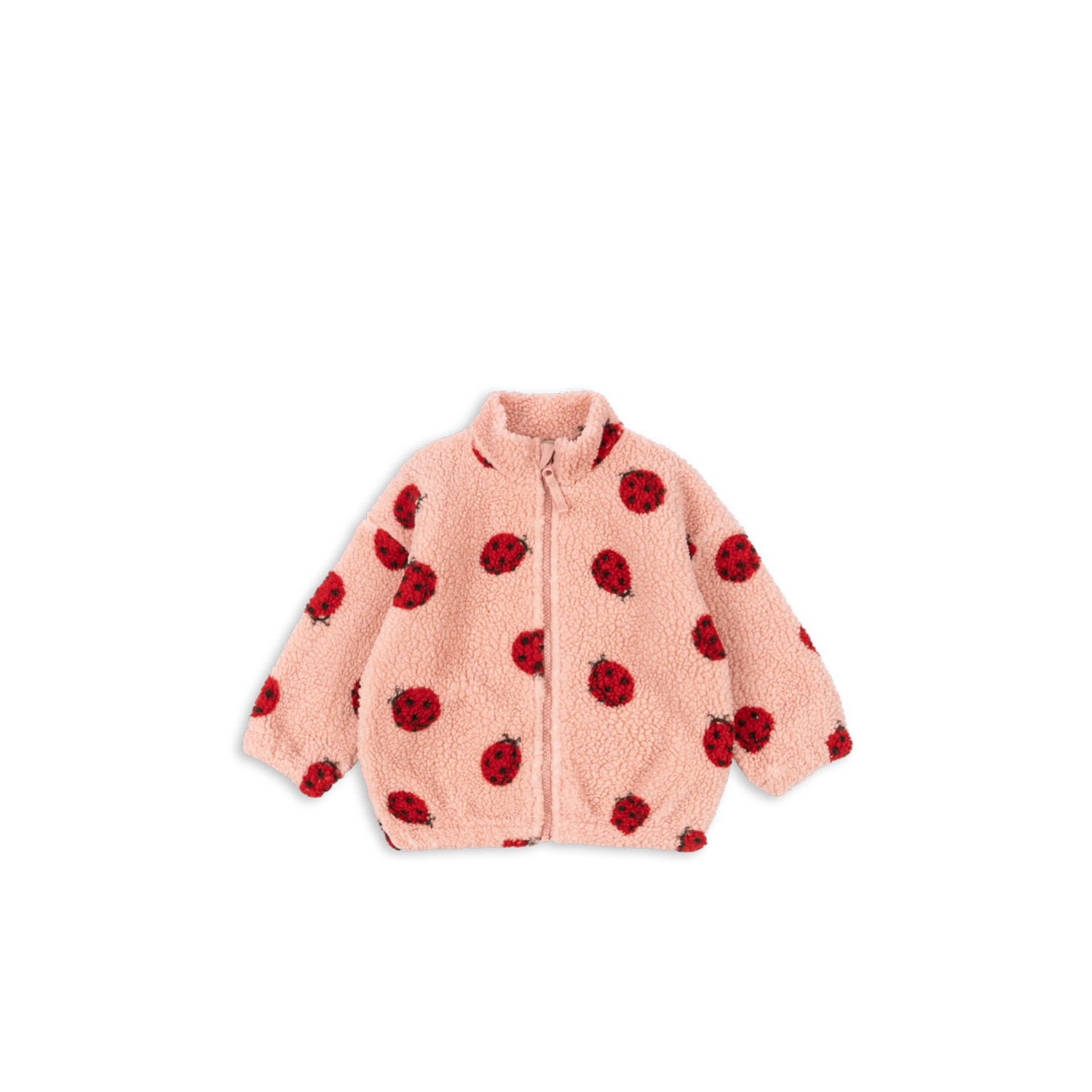Konges Sløjd | Jody Teddy Jacket Grs | Ladybug Pink