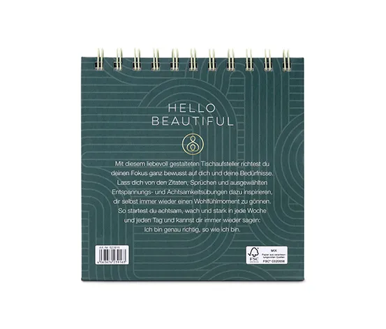 Buch: Tisch-Aufsteller »Hello Beautiful«
