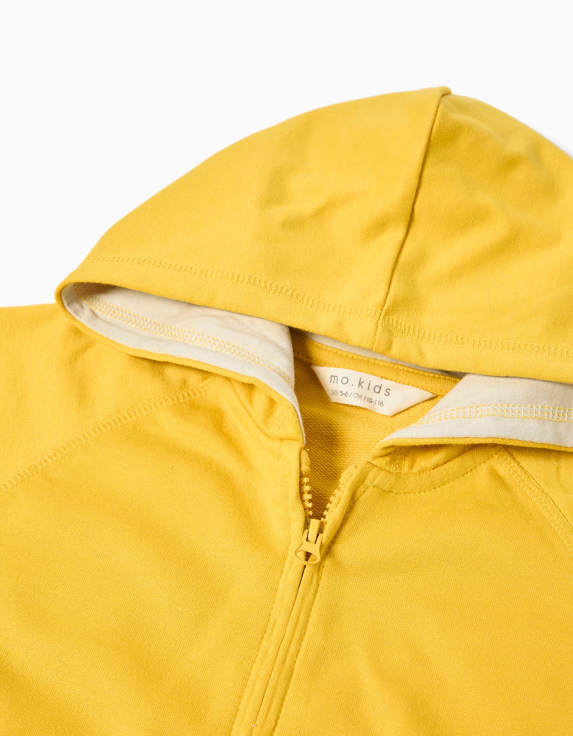 Casaco com Capuz, Menino, Amarelo Claro