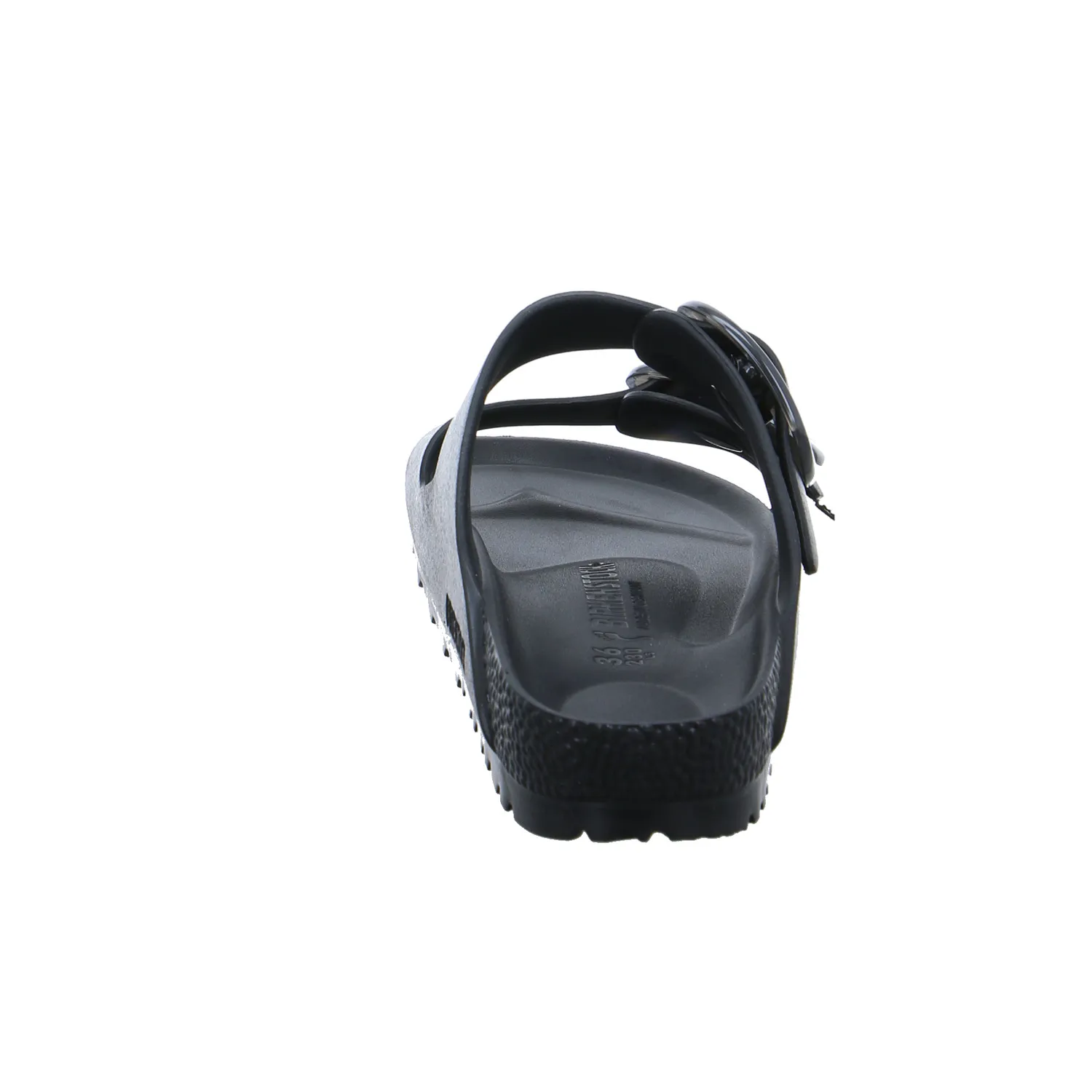 BIRKENSTOCK Badeschuh Schwarz Lederimitat