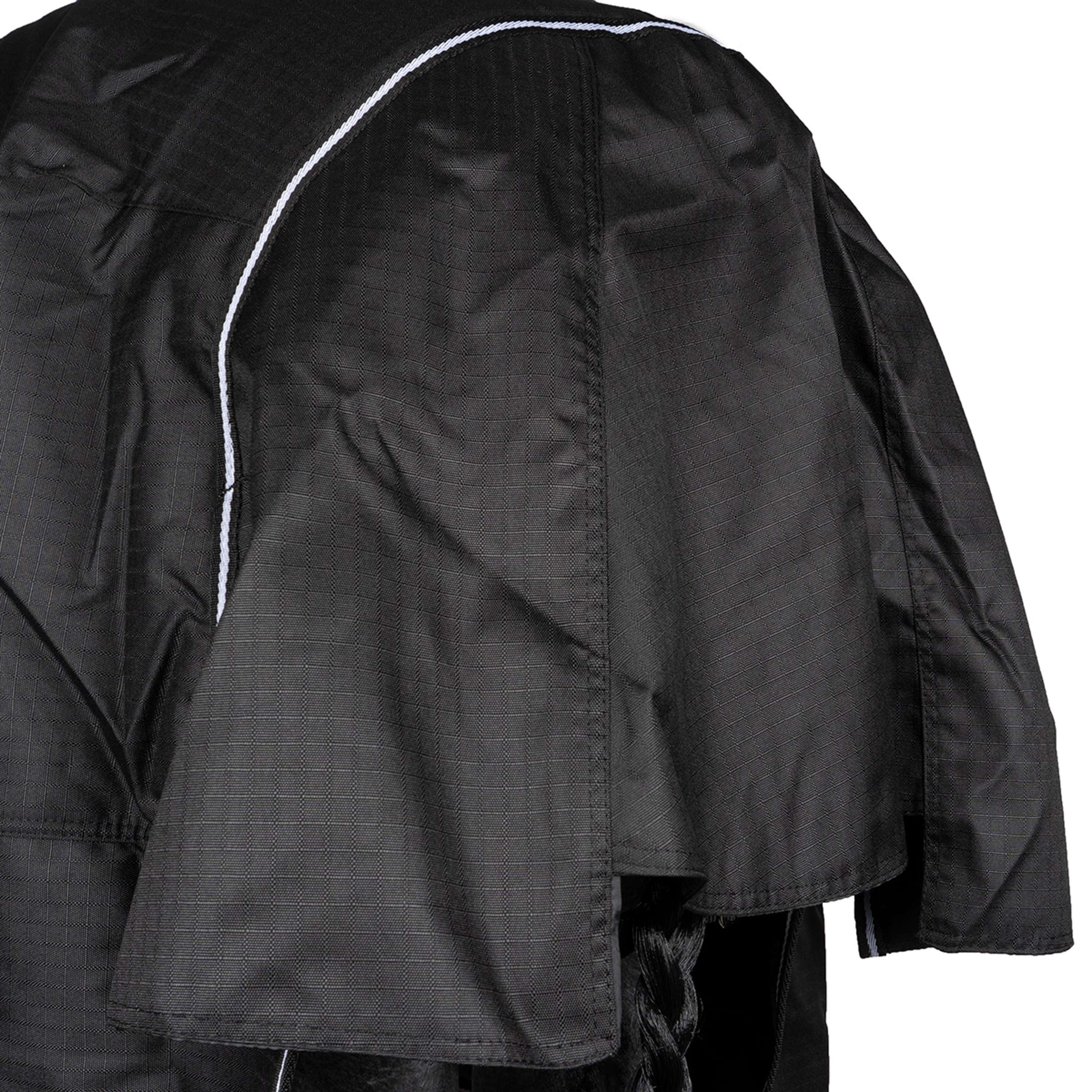 EQUITHÈME Outdoordeken Tyrex 600D Standard 150g Zwart
