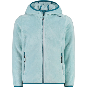 CMP Girls HighLoft Hood Fleecejacke Acqua Kinder