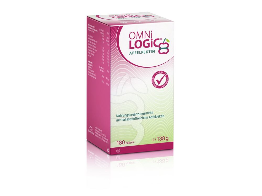 OMNI-LOGIC Apfelpektin<br>180 Stück, Dose, Kapsel