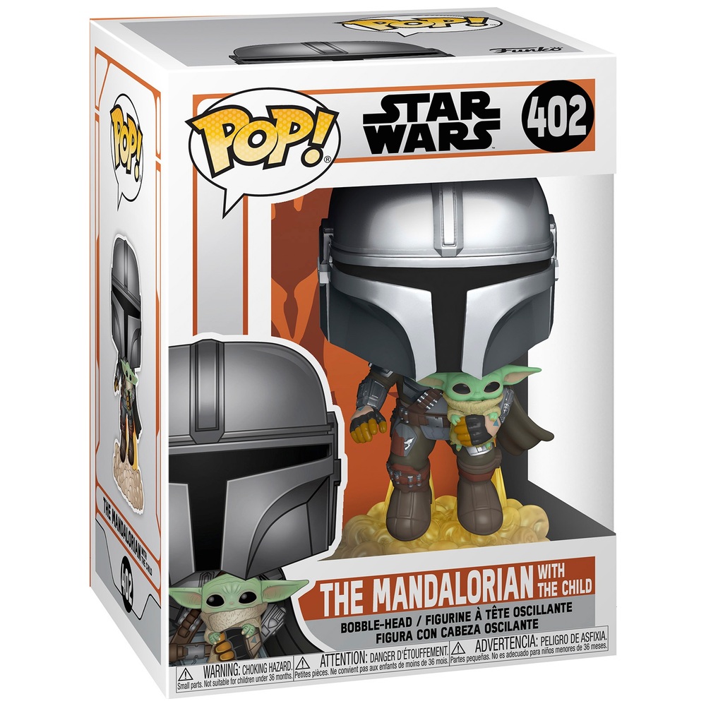 POP! Vinyl 402: Star Wars: The Mandalorian – Mando fliegt mit Jetpack