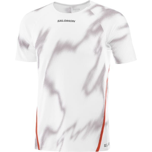 T-shirt trail SALOMON S/LAB SPEED TEE M WHITE/ANDORRA