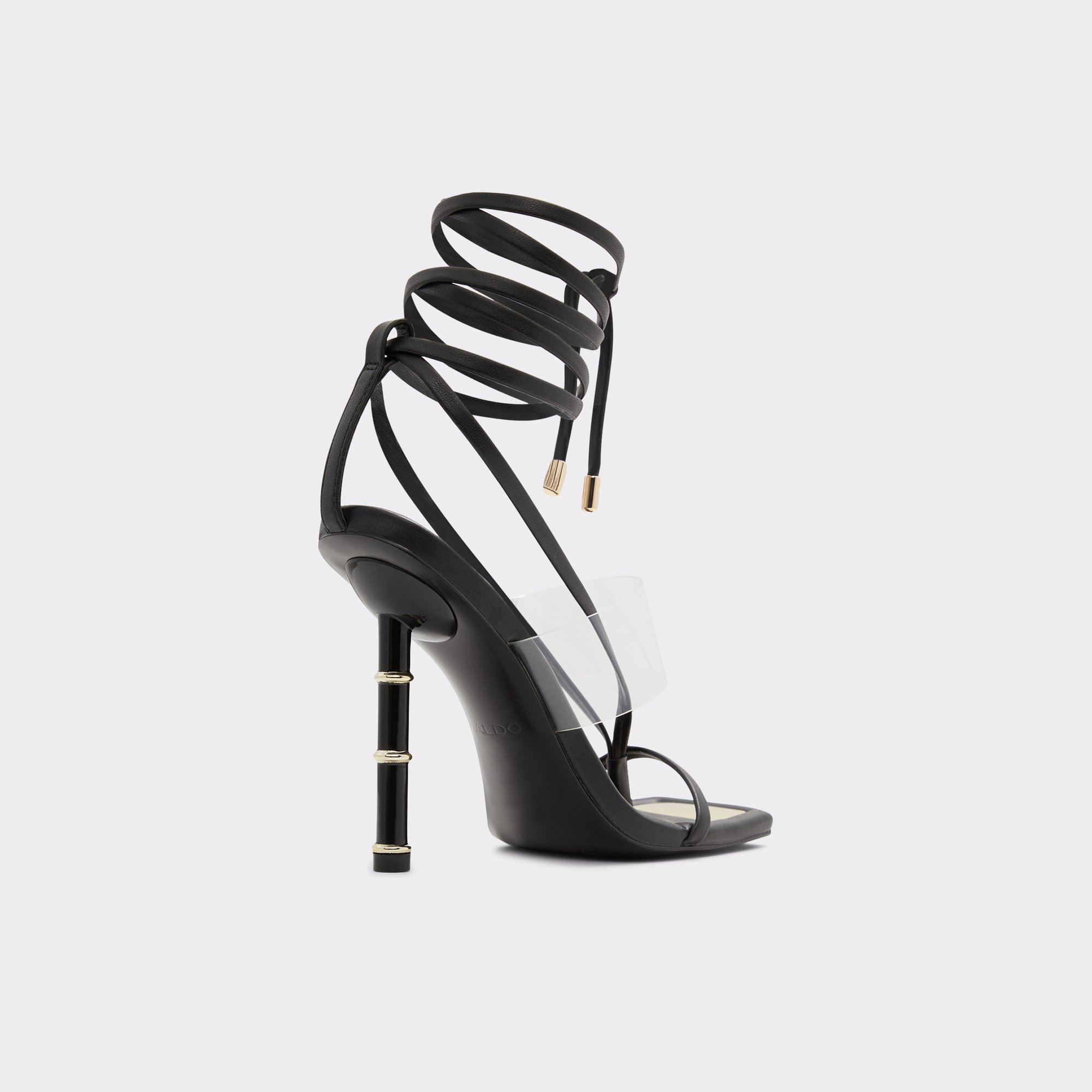 Elektra Black Women Strappy Sandals
