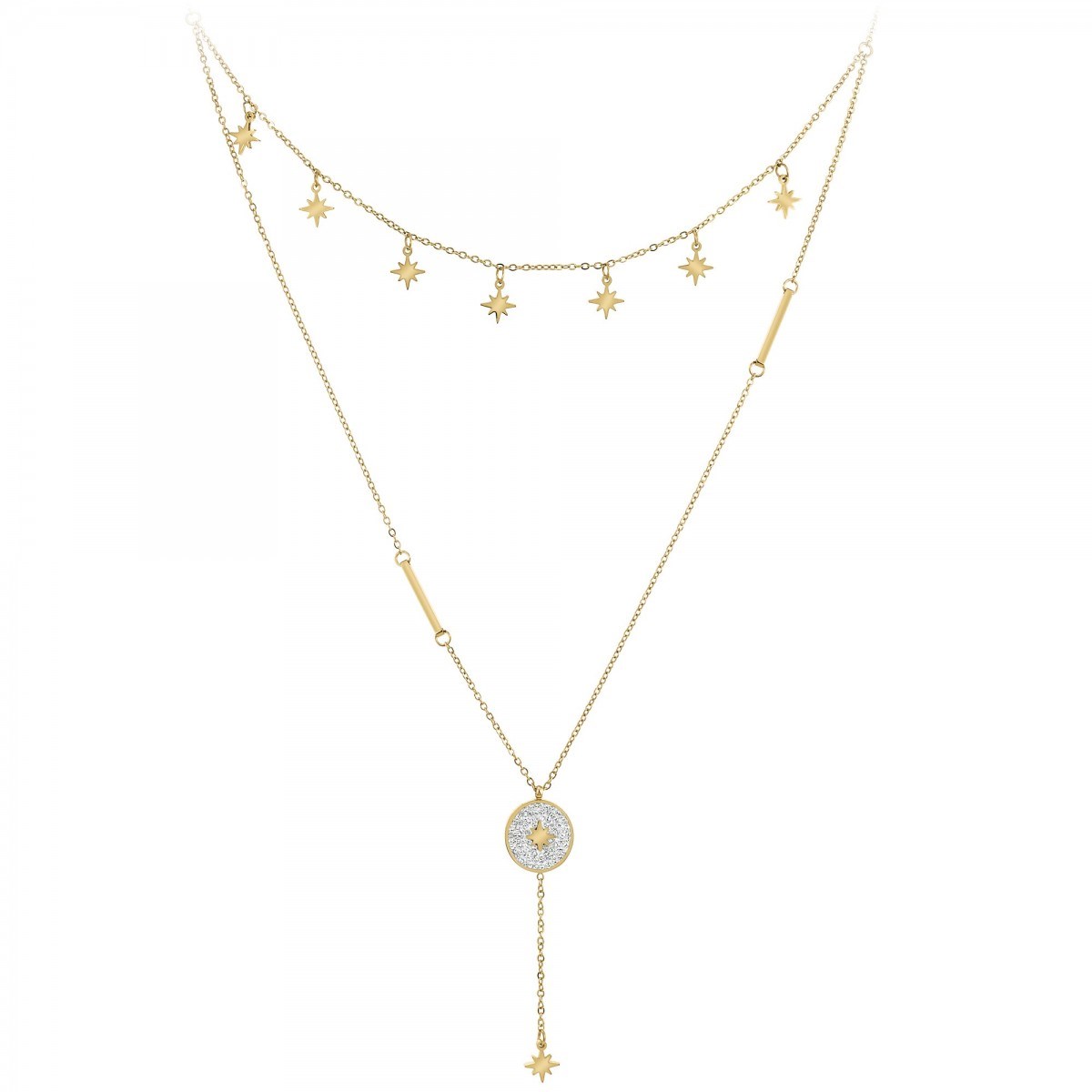 Collier SC Bohème orné de Cristaux scintillants