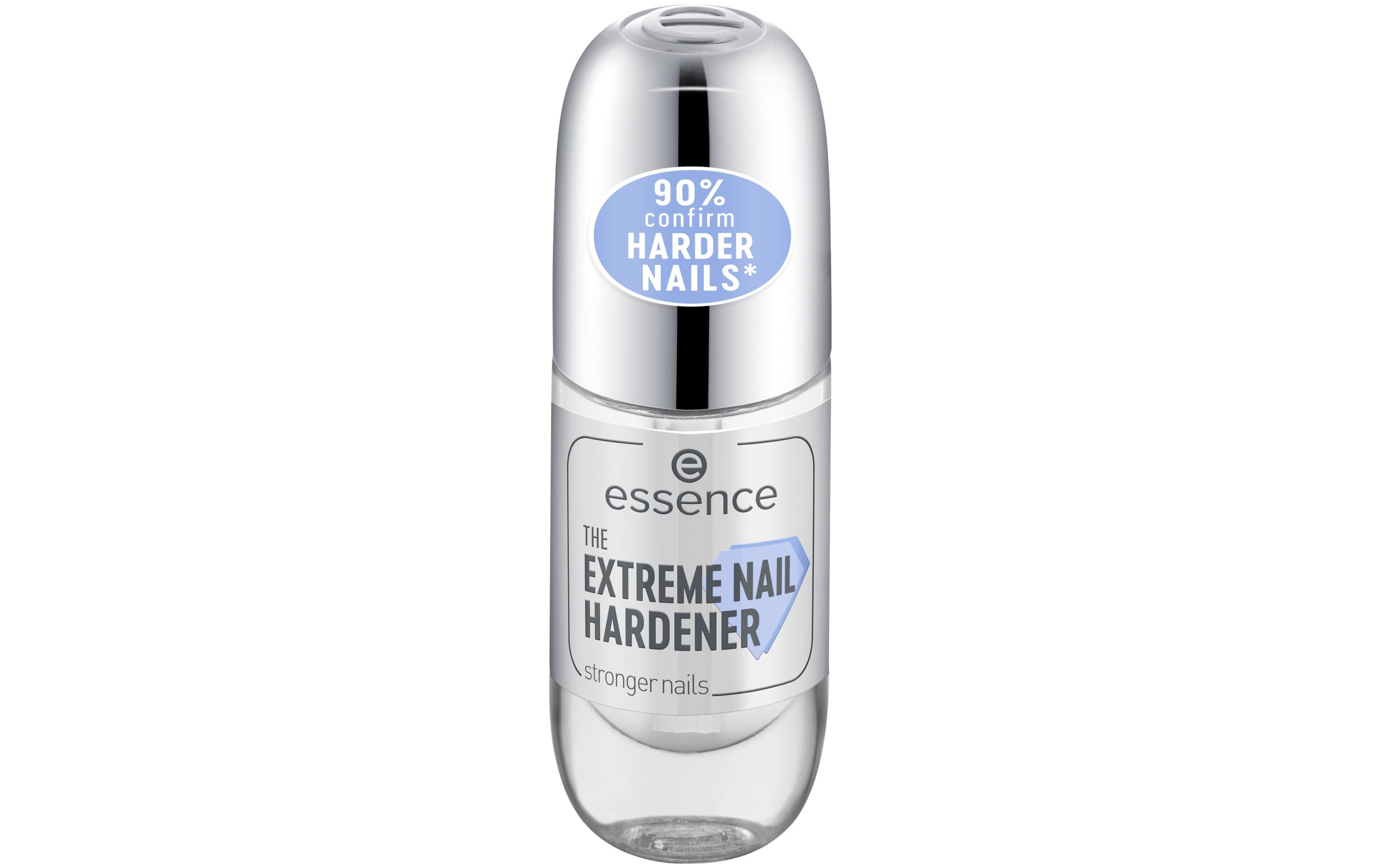 Nagelhärter The extreme nail hardener 8 mlTransparenter Nagelhärter für spürbar stärkere Fingernägel mit hochglänzendem Finish