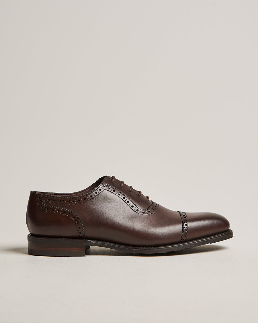 Loake 1880 Fleet Brogue Shadow Sole Dark Brown Calf