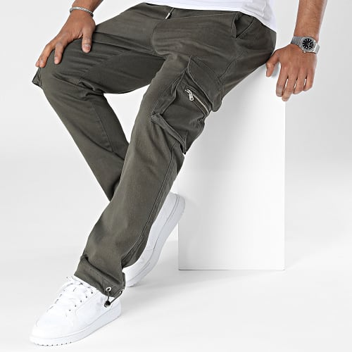 Pantalon Cargo Vert Kaki
