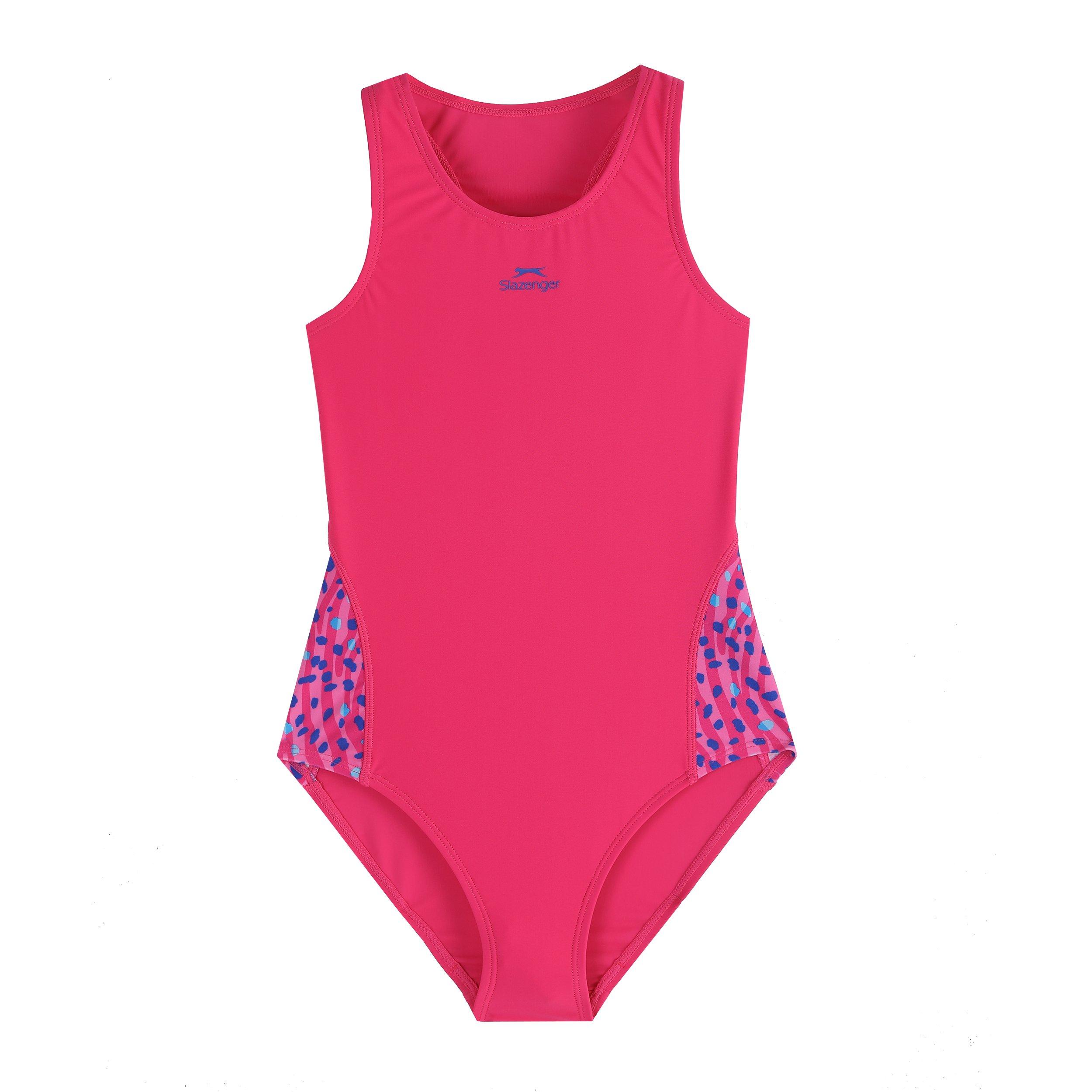 Slazenger Splice Racerback Swimsuit Junior
