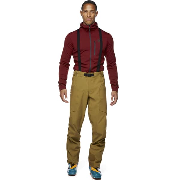 Pantalon ski de randonnée BLACK DIAMOND M DAWN PATROL PANTS DARK CURRY