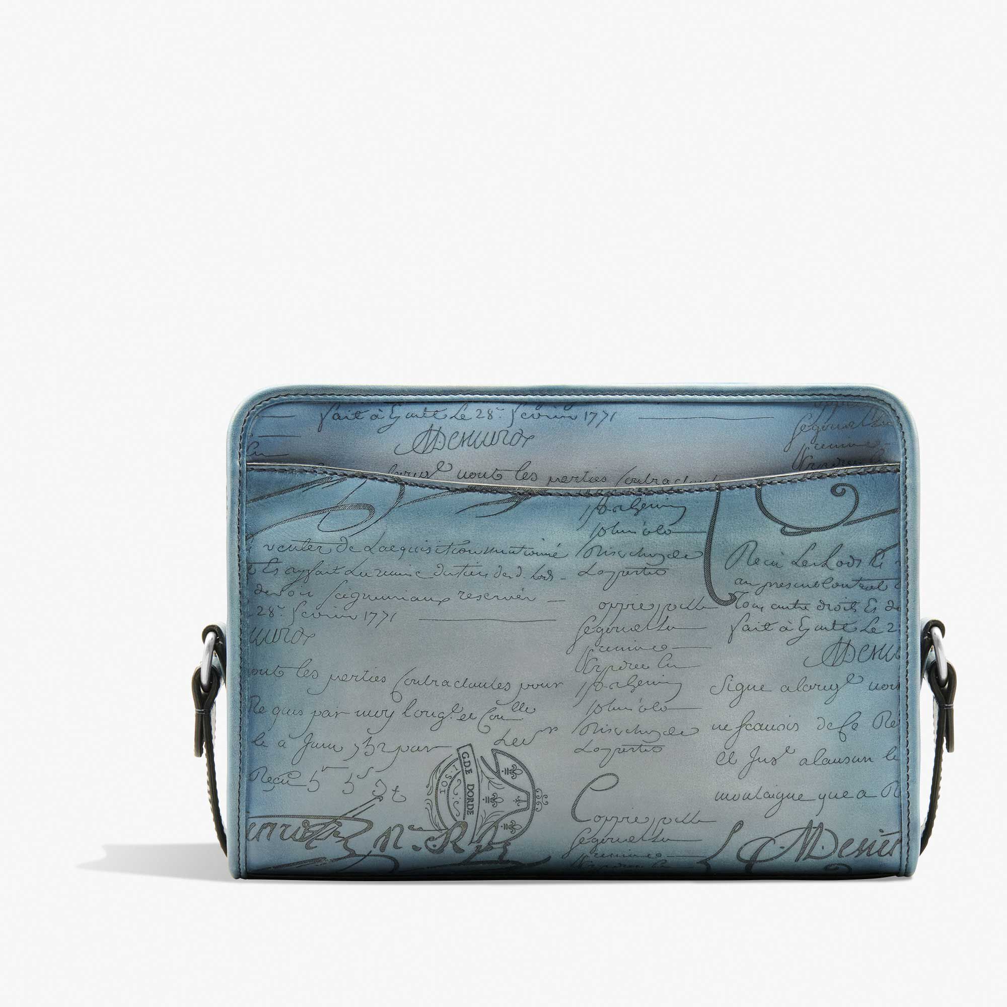 Sac Bandoulière Journalier En Cuir Scritto