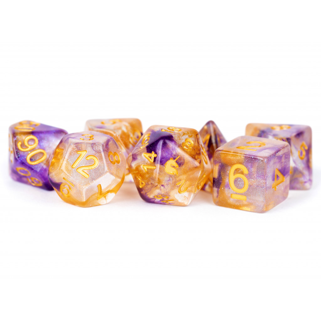Set de 7 Dés JDR - Licorne