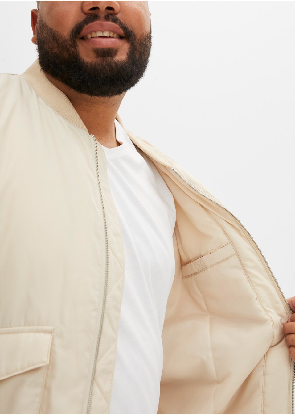 Veste style blouson avec polyester recyclé