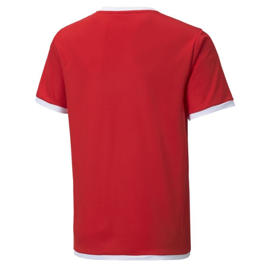 PUMA Maillot teamLIGA - Rouge/Blanc Enfant