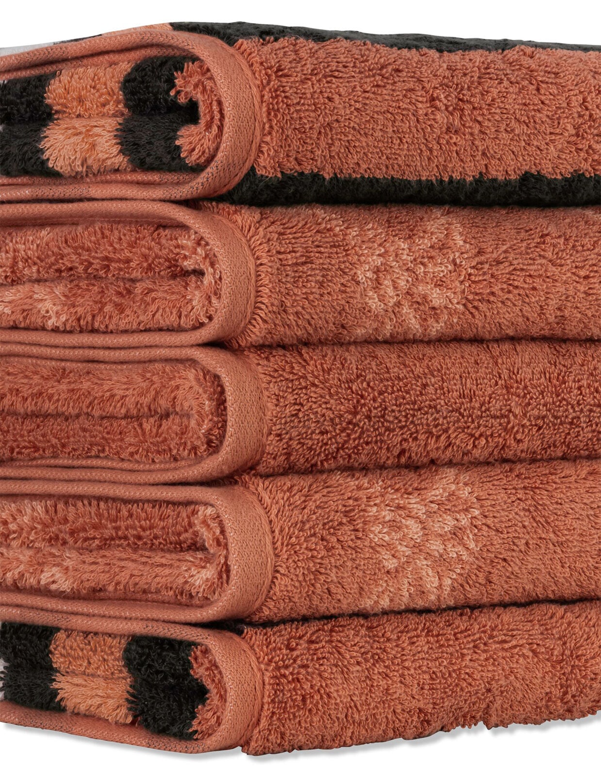 JOOP! Handtuch TONE STRIPES 50 x 100 cm kupferfarbig