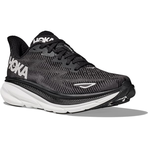 Chaussure running HOKA ONE ONE CLIFTON 9 BLACK / WHITE