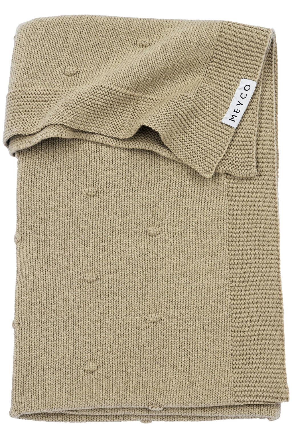 baby wiegdeken Mini Knots 75x100 cm Sand