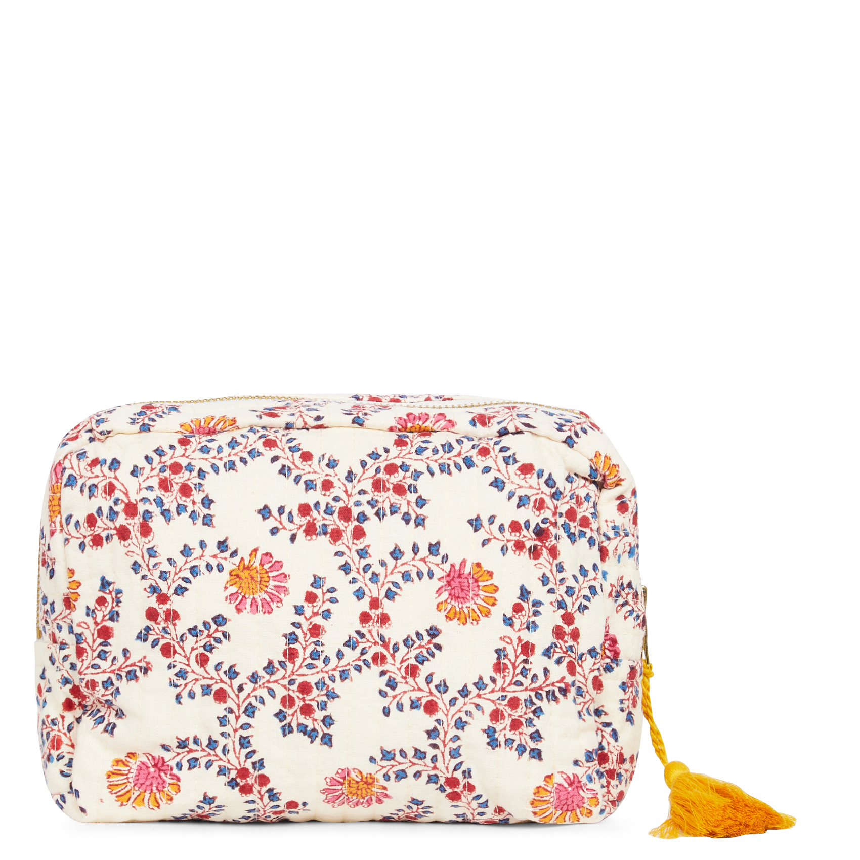 Trousse de toilette imprimée en coton| Multicolore