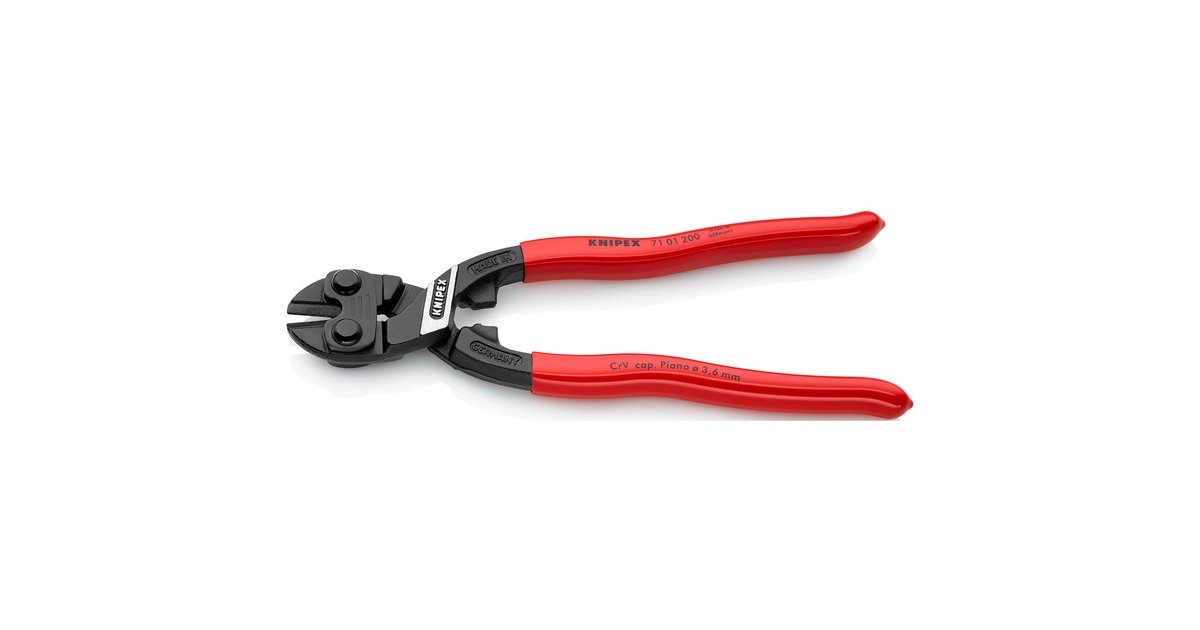KNIPEXCoBolt Gebogen Betonschaar 71 01 200 kniptang  (Middensnijder)