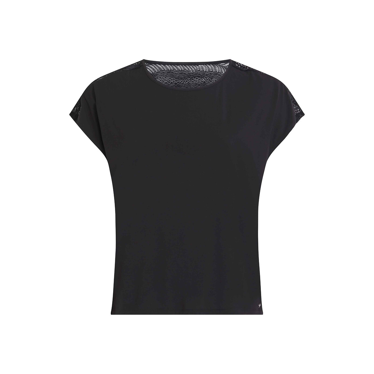 CALVIN KLEIN ROUPAS ÍNTIMAS<br>Camiseta de Pijama com Renda Modeladora