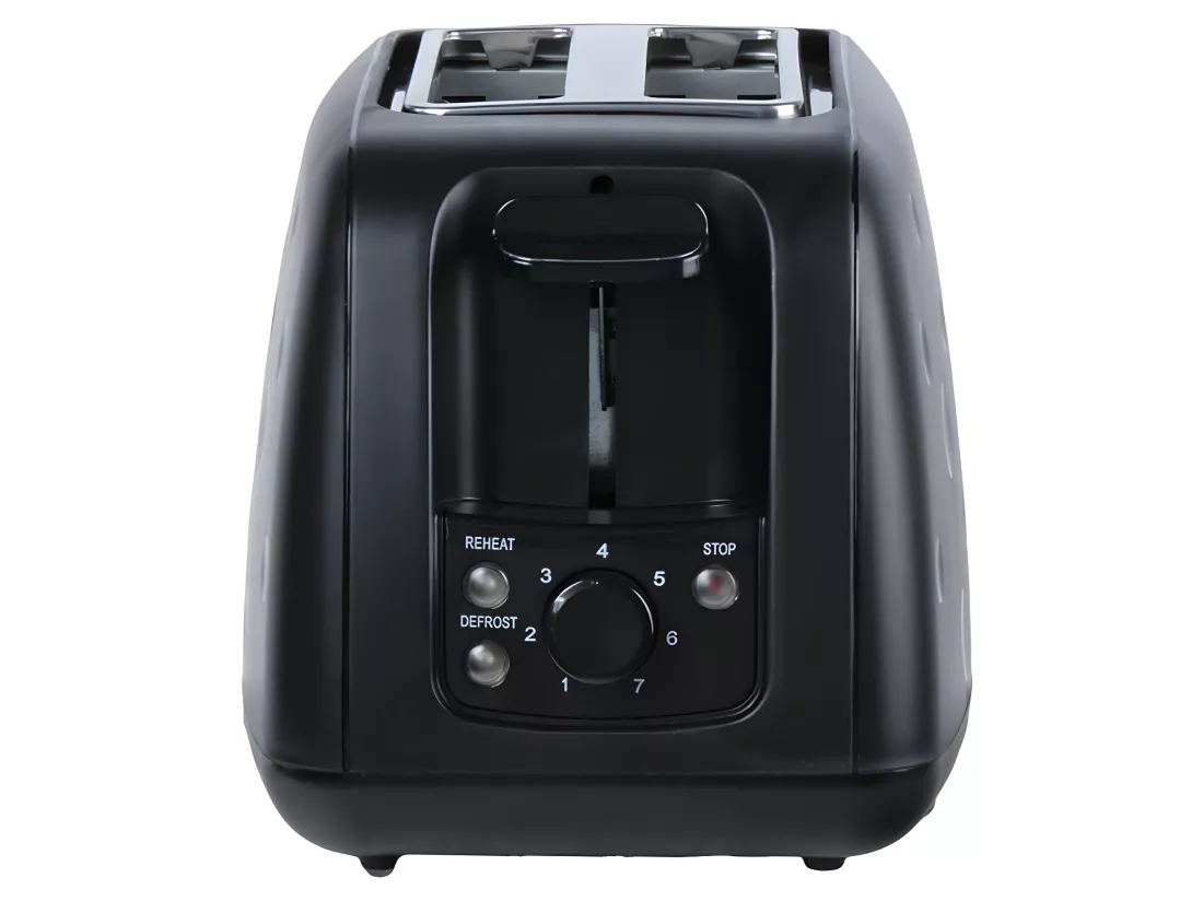 Grille pain 2 tranches thermostat réglable 7 positions cuisson - LIXY
