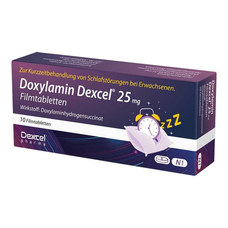 Doxylamin Dexcel 25 mg Filmtabletten, 10 St
