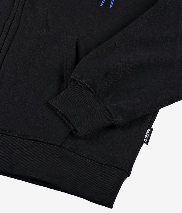 Wasted Paris Dark Pitcher Zip-Hoodie (black II)