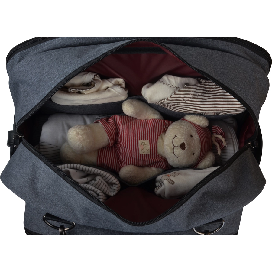 BABY ON BOARD Wickeltasche Daily Smoke Grau