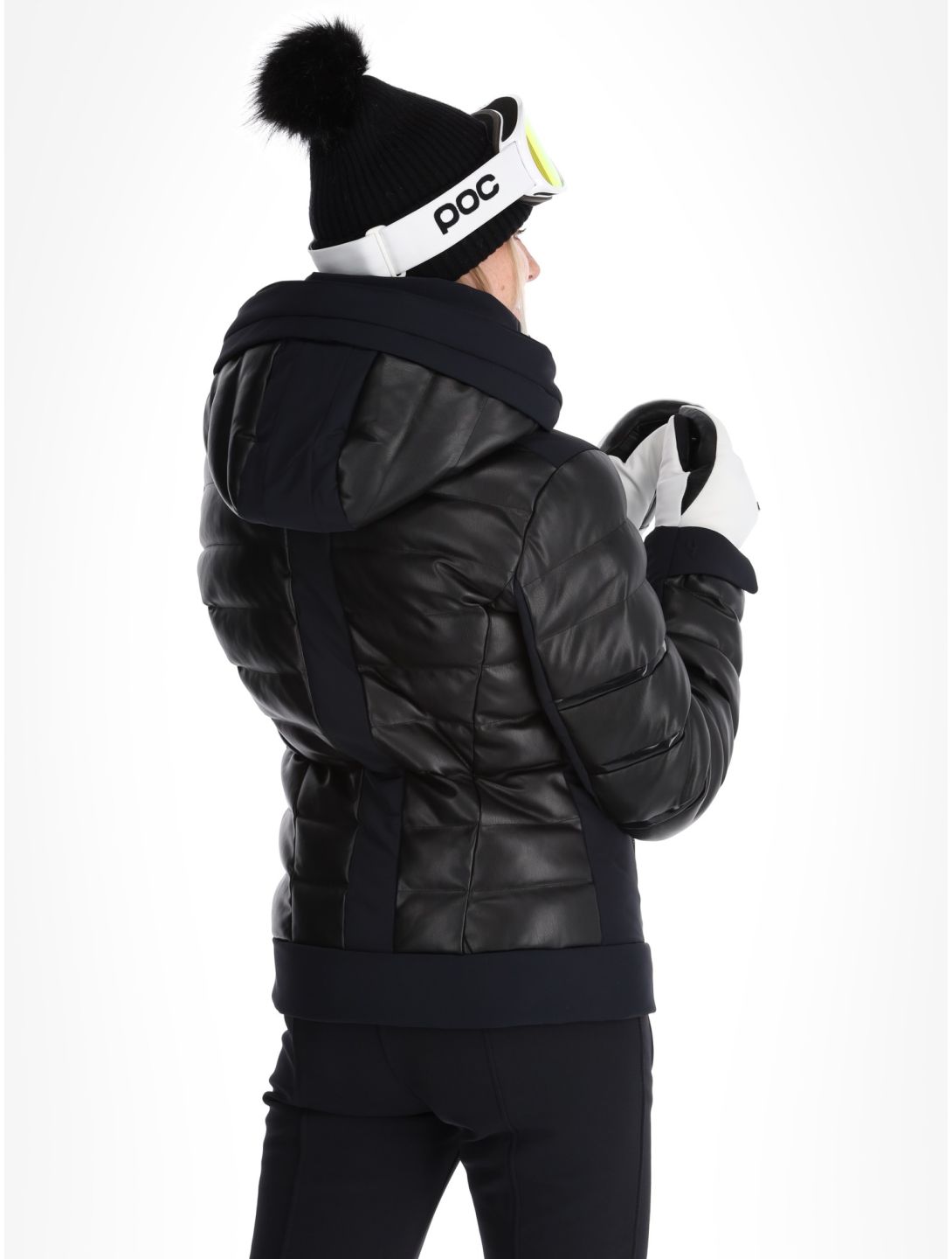 Adele Faux Leather ski-jas dames