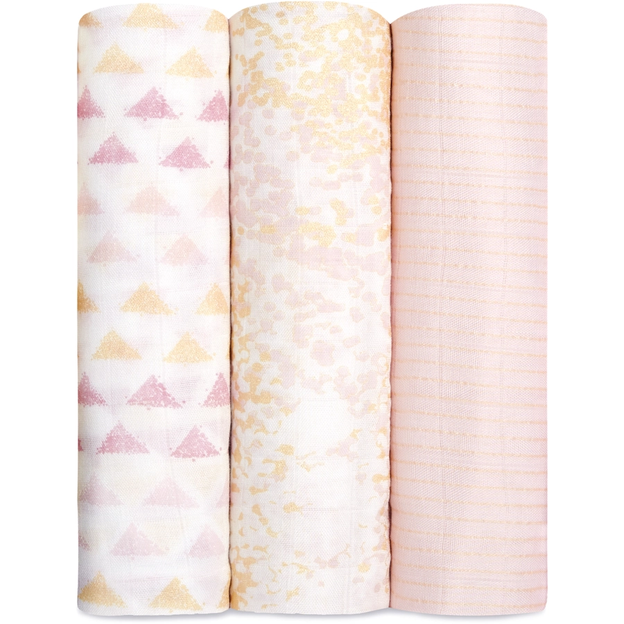 aden + anais™ Pucktücher metallic primrose birch 3er-Pack