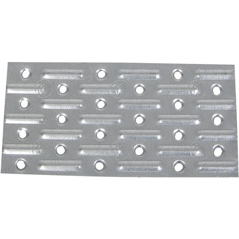 Plaque perforée - L 140 mm - 60 x 2 mm - 21 trous D5