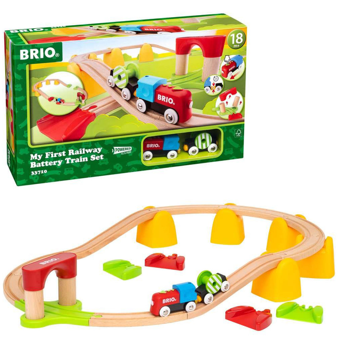 brio treinbaan mijn eerste treinset - 25-delig