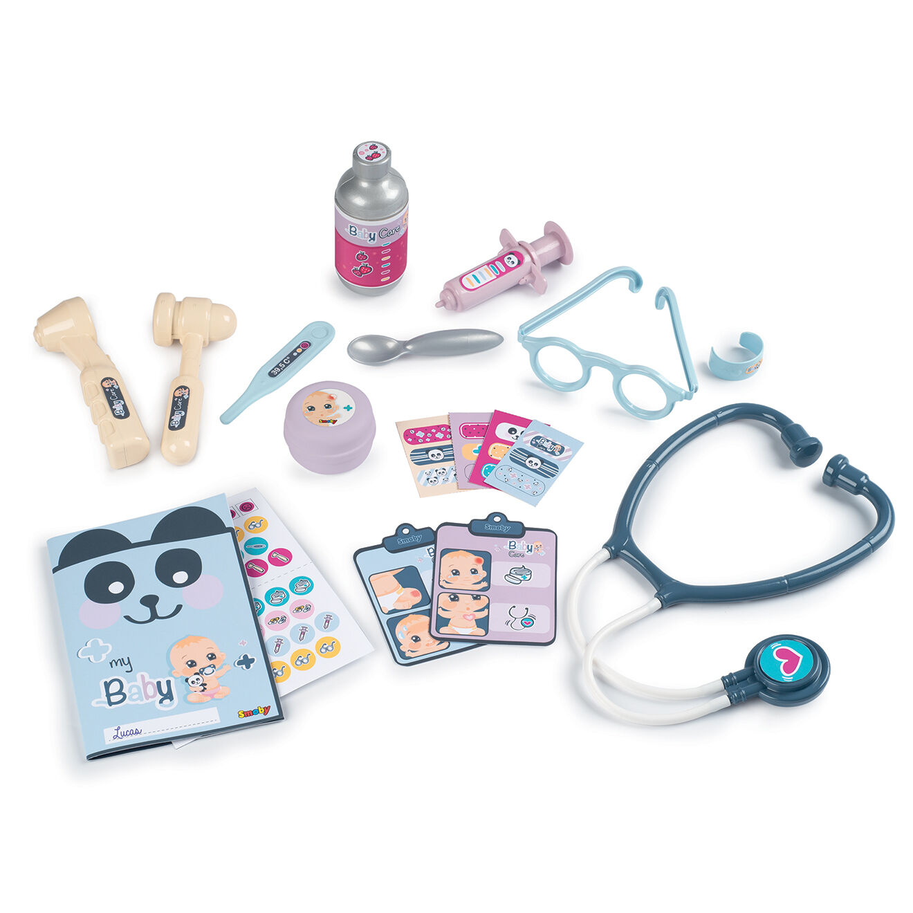 Smoby Mallette de soins baby care multicolore - 44.5x26.6x38 cm
