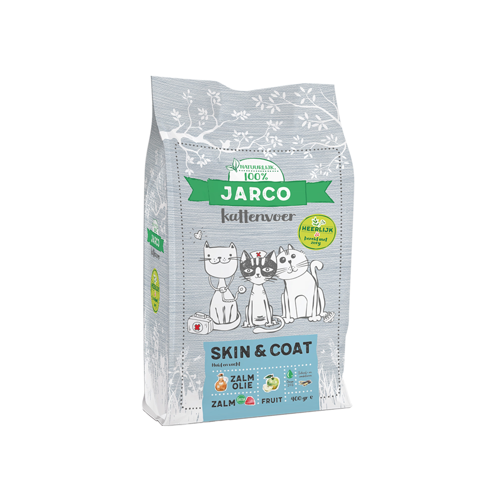Jarco Natural Cat Skin & Coat - Kattenvoer