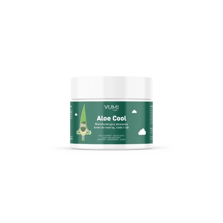 Yumi Men multifunctionele crème voor gezicht, lichaam en handen Aloe Cool 100 ml