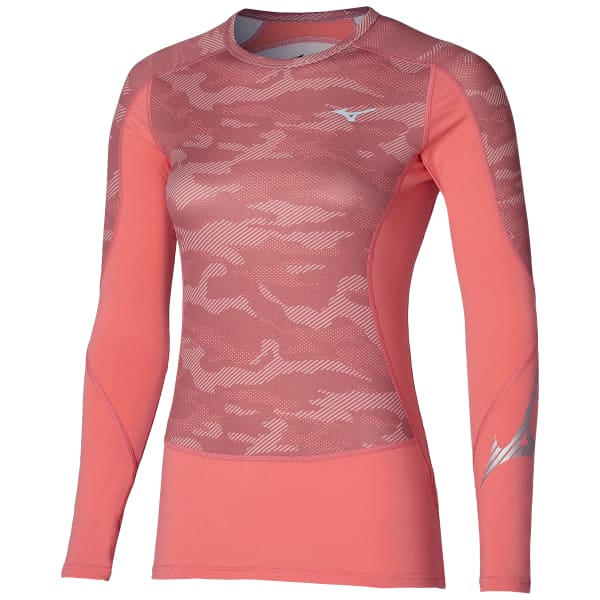 T-shirt thermique MIZUNO VIRTUAL BODY G3 CREW SHIRT W SUGAR CORAL